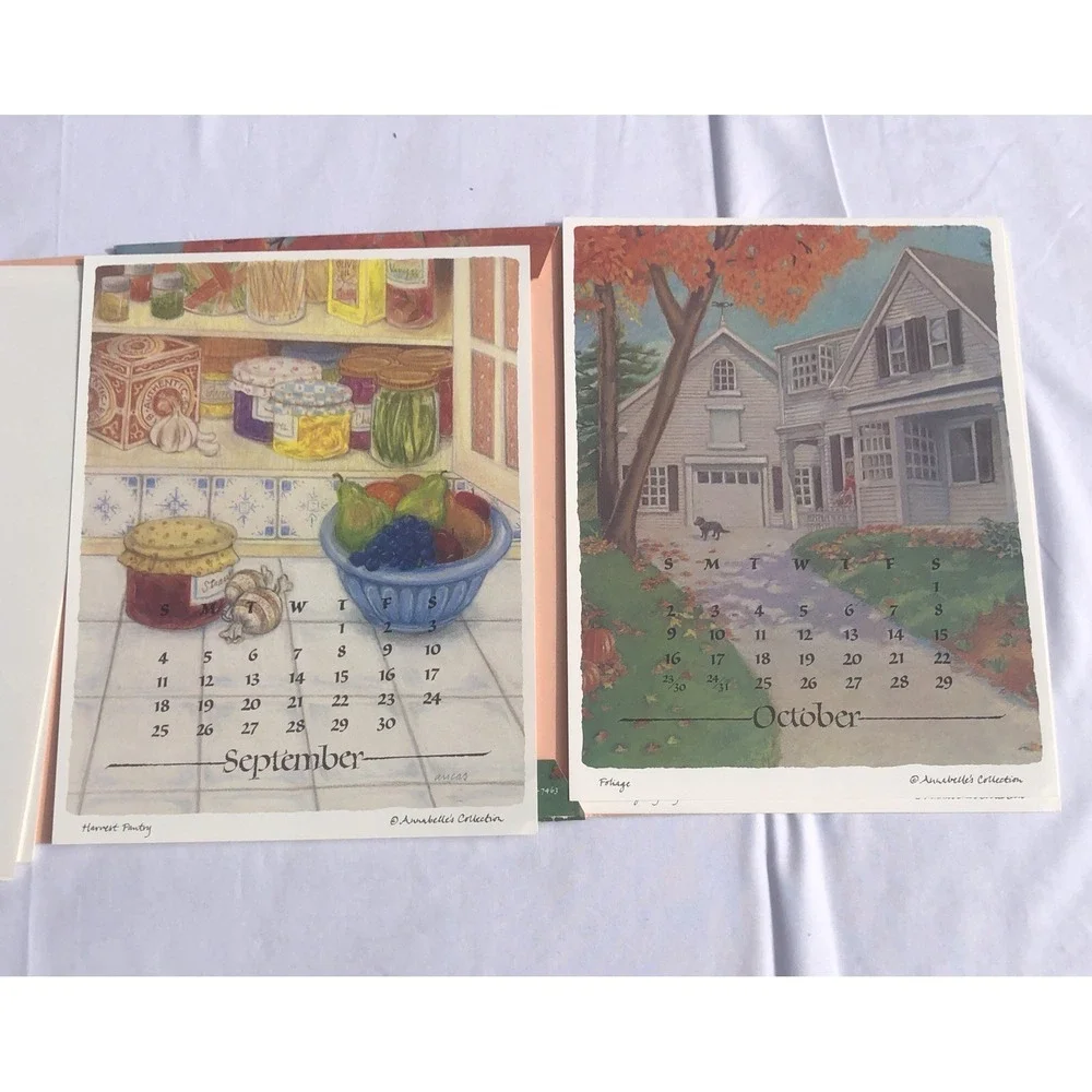 Annabelle's Collection Poster Calendar 1988 - Can Reuse In 2044 Leap Year